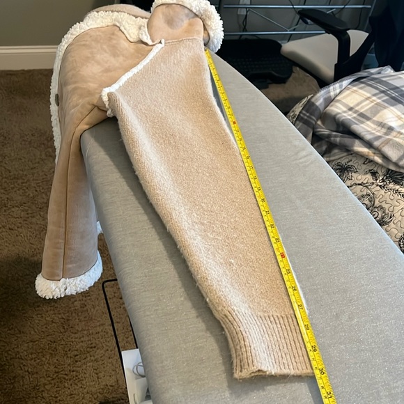 Faux suede Sherpa jacket - Picture 11 of 11